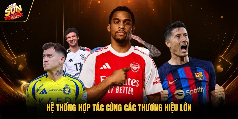 Hệ thống hợp tác cùng các thương hiệu lớn