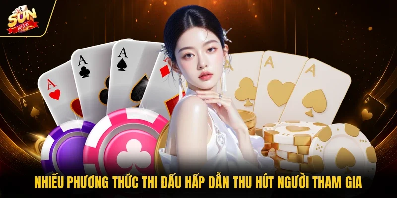 Nhiều phương thức thi đấu hấp dẫn thu hút người tham gia