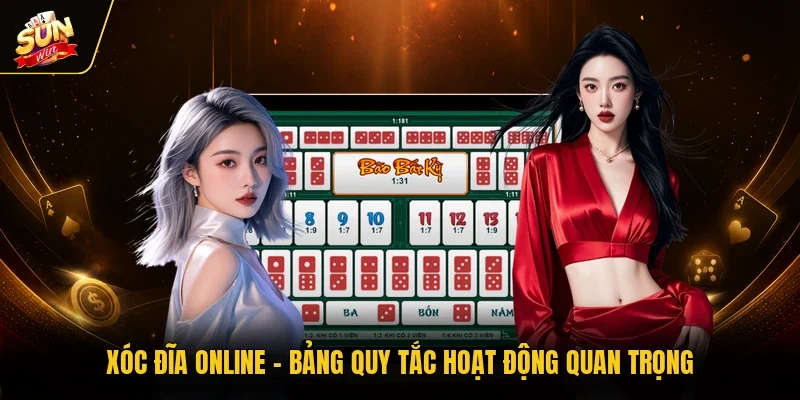 Xóc Đĩa Online - Bảng Quy Tắc Hoạt Động Quan Trọng